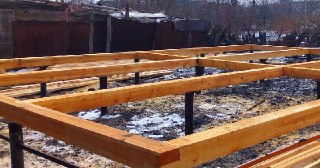 Пол на винтовых сваях Ишимбай цена от 15682 руб.